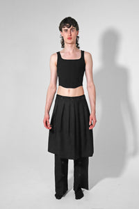 pleated skirt // pants
