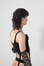 Load image into Gallery viewer, boned suspender tank // black
