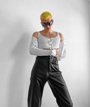 Load image into Gallery viewer, devil leather // tailored pants
