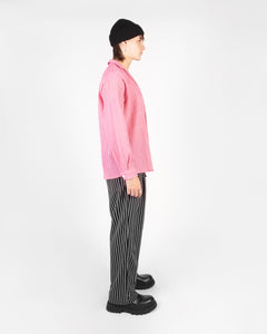 pink dreams // textured blazer jacket