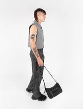 Load image into Gallery viewer, hounds tooth // sleeveless vest jacket
