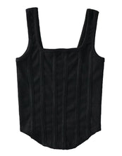Load image into Gallery viewer, boned // tank top black
