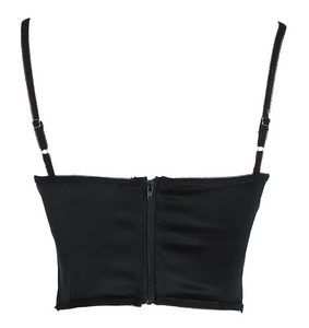 buckle strap // corset black
