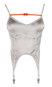 buckle strap // corset white