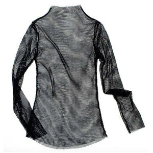 club mesh // long sleeve sweater