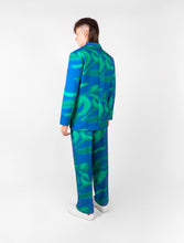 Load image into Gallery viewer, vivid liquid print // tailored pants
